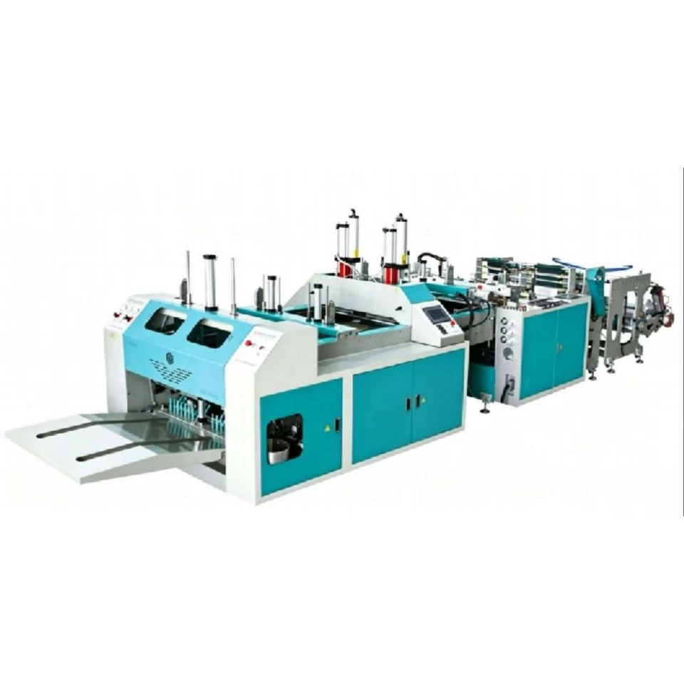 Automatic T-Shirt Bag Making Machine With Auto Folding